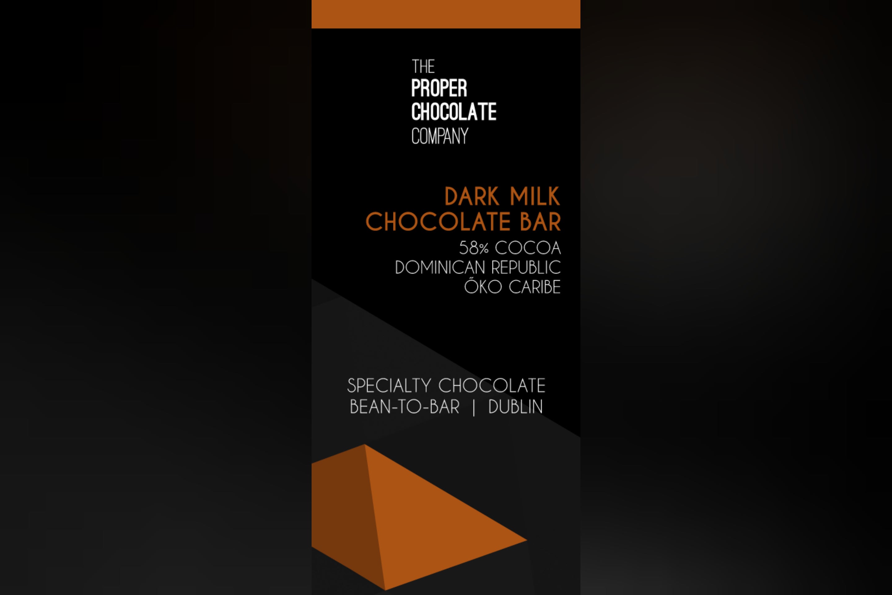 Dominican Republic Single origin - Öko Caribe  58% Dark Milk Chocolate